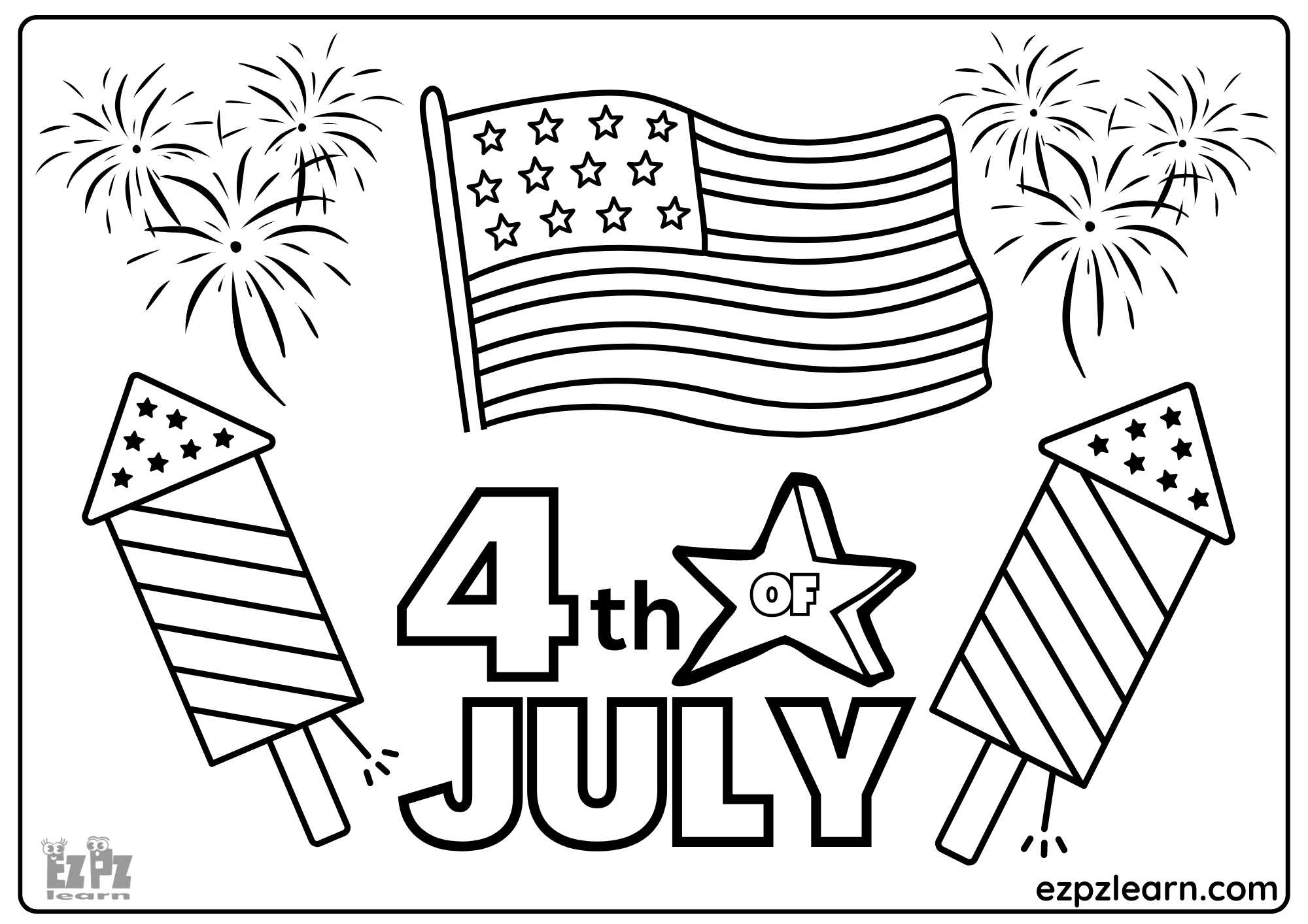 4th of july coloring pages printable 4th of july coloring pages printable
