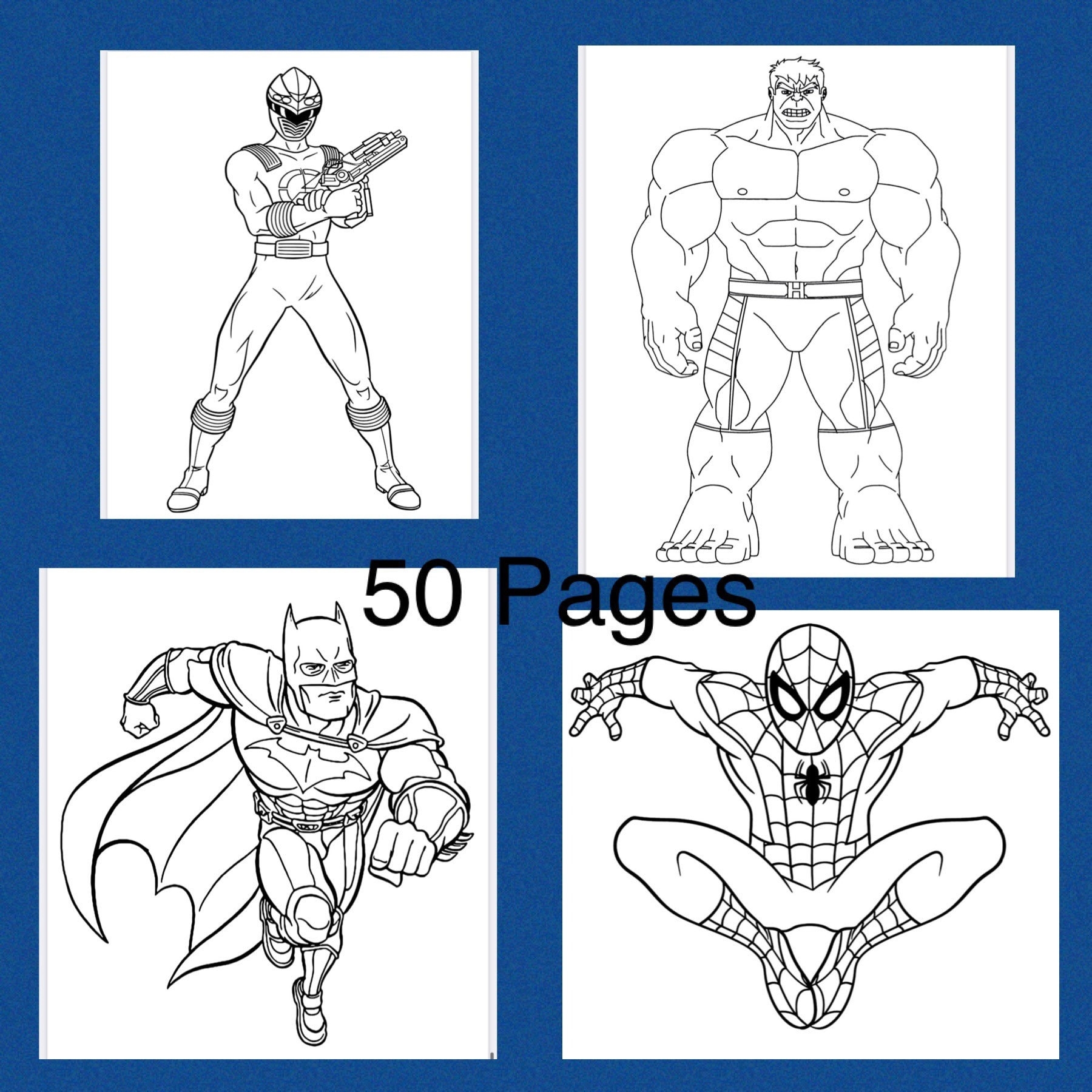 superhero coloring pages printable