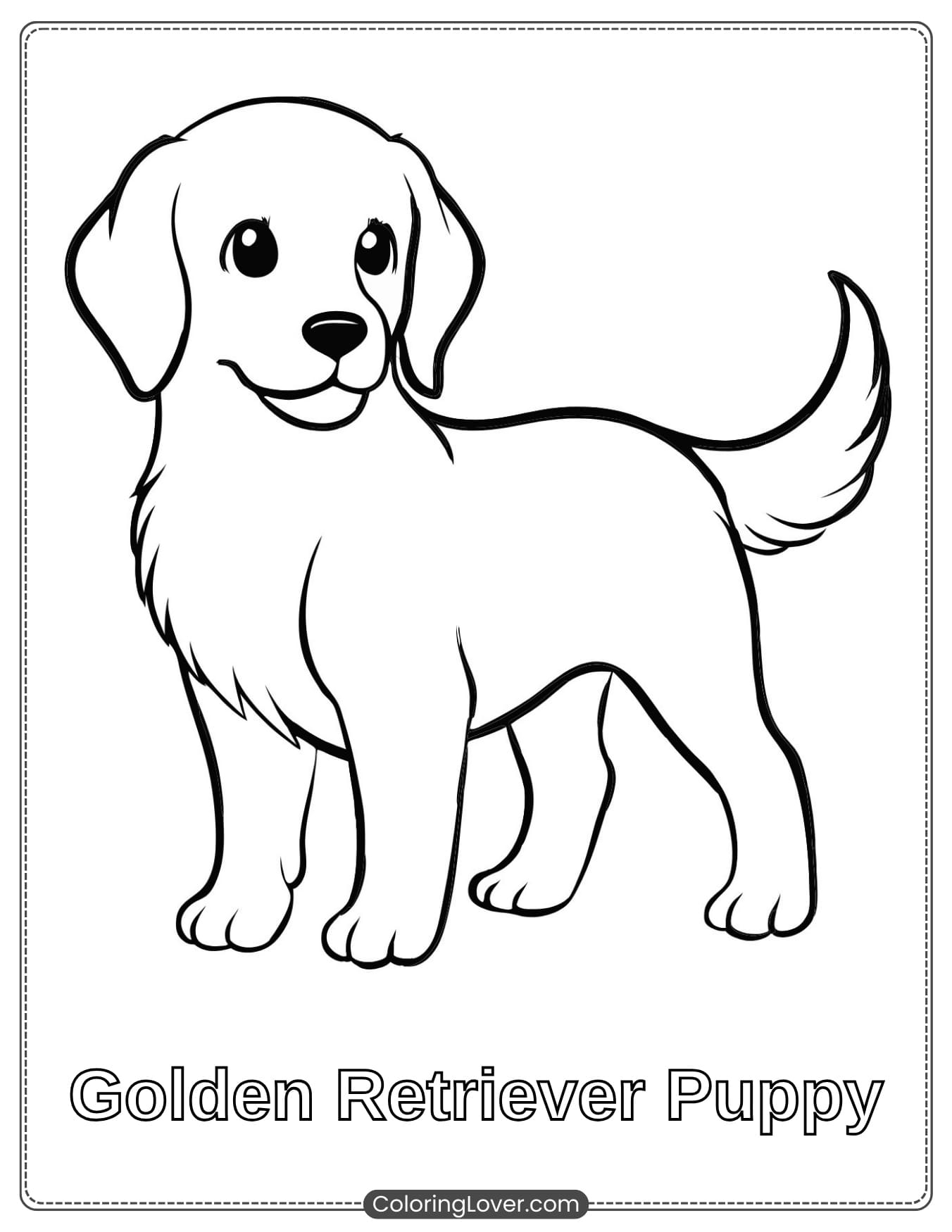 free printable dog coloring pages