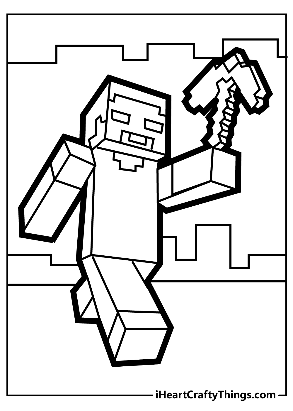 minecraft coloring pages printable free