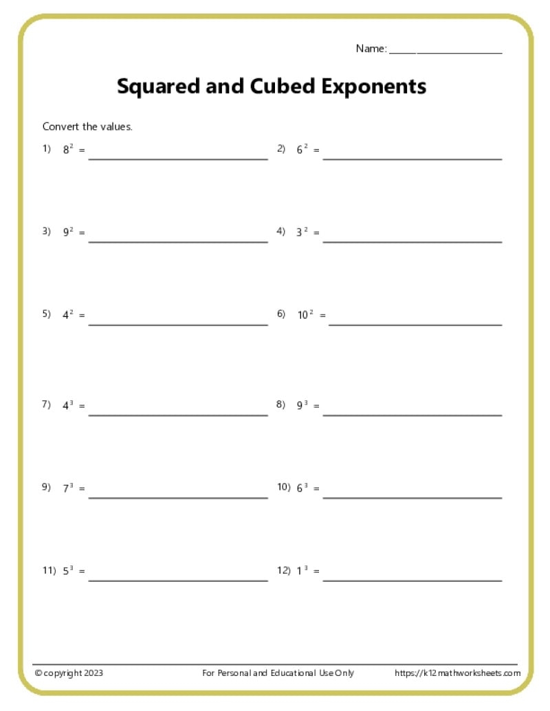 5th Grade Algebra Worksheets