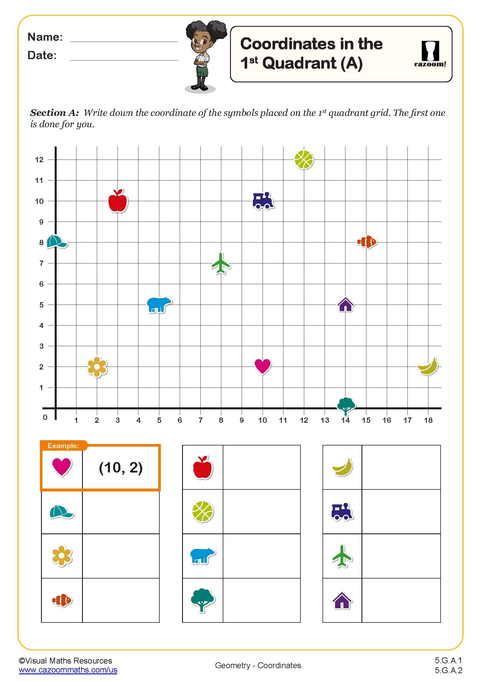 5th Grade Math Worksheets PDF Printable PDF Worksheets Cazoom Math