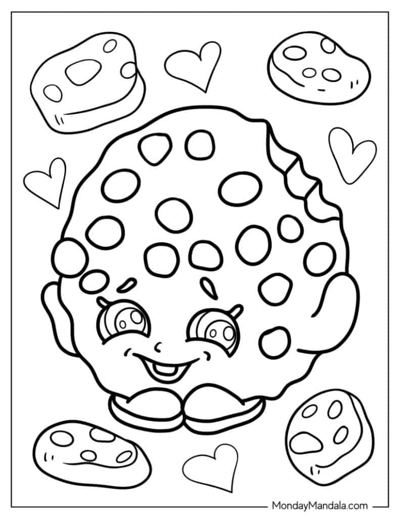cookie swirl c printable coloring pages