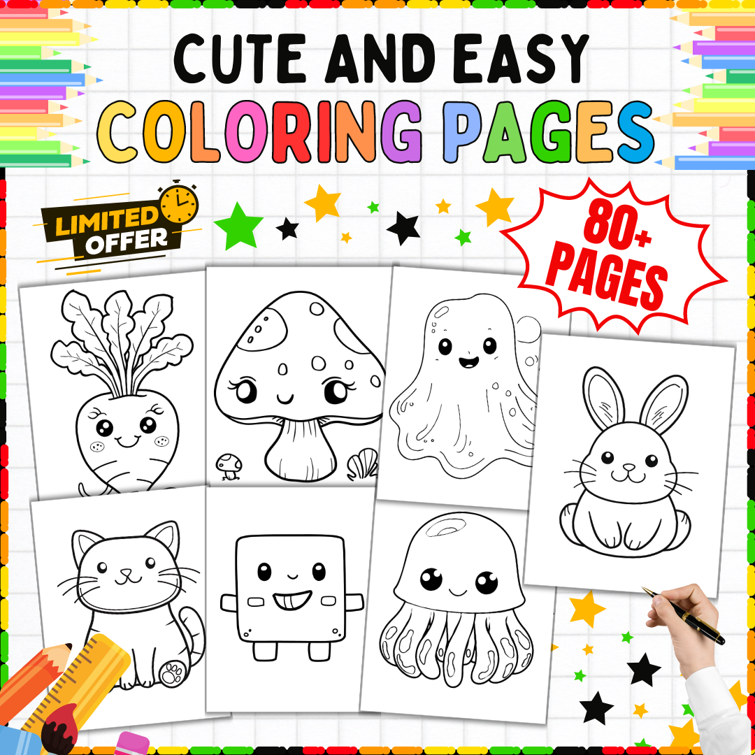 easy printable coloring pages