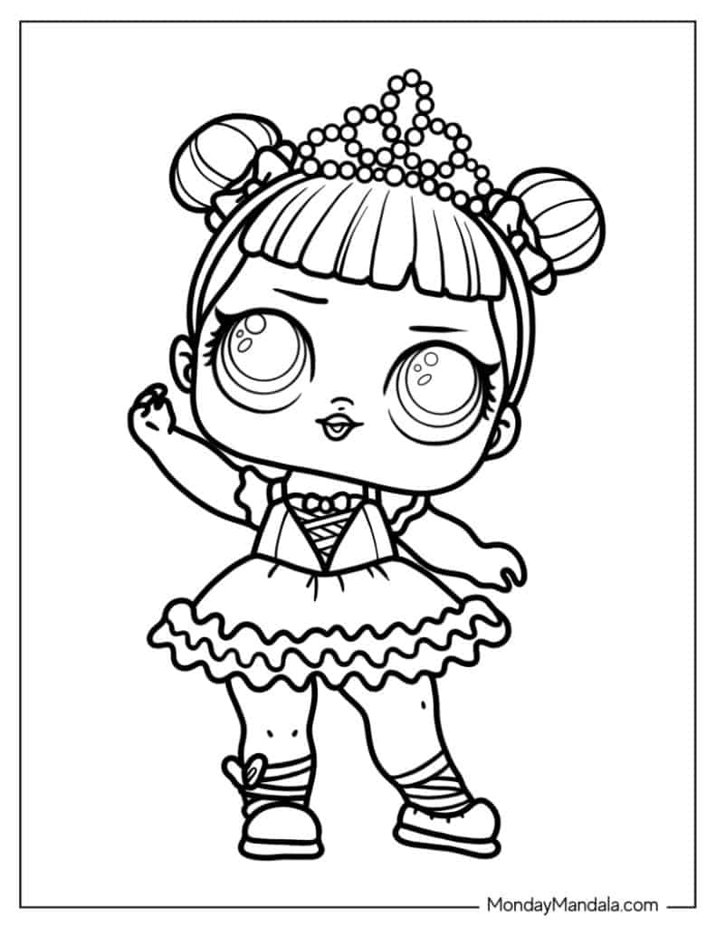 80 LOL Surprise Coloring Pages Free PDF Printables 