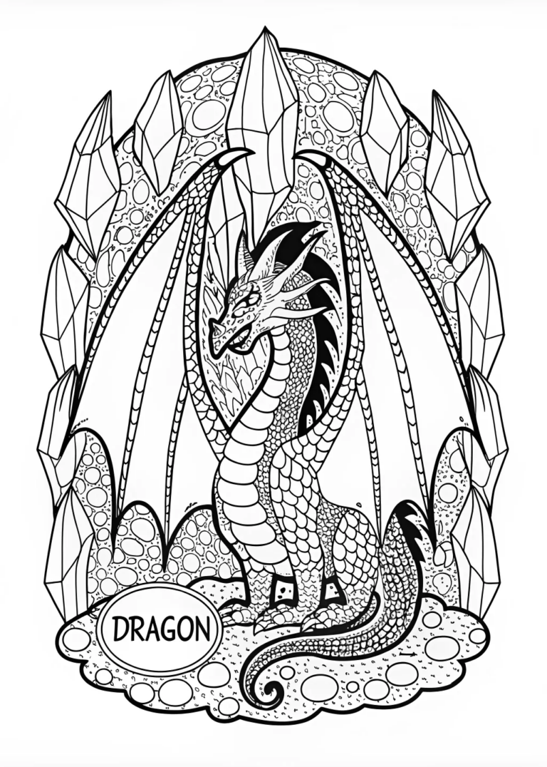 84 Dragon Coloring Pages 84 Dragon Coloring Pages