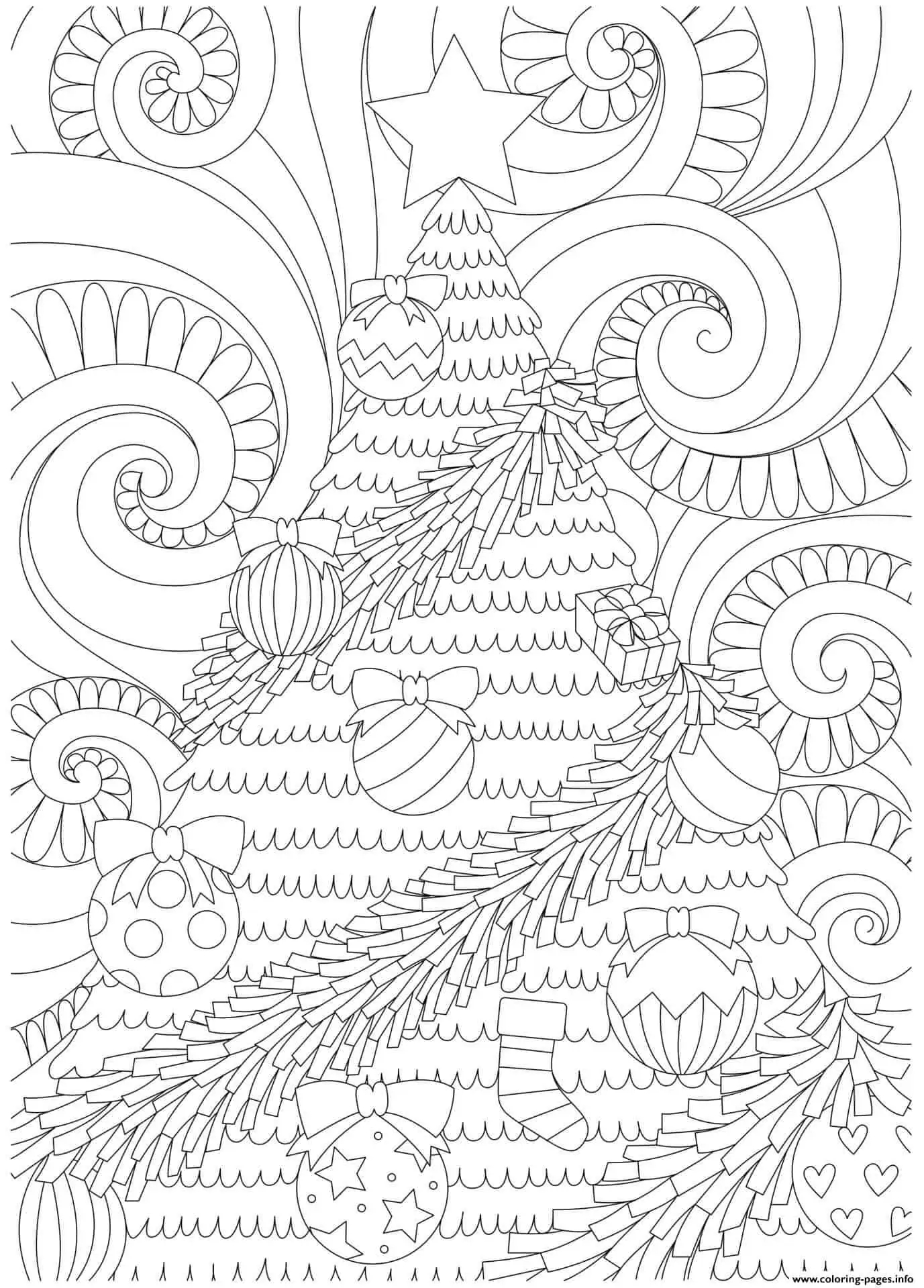 97 Free Adult Christmas Coloring Pages Printables Artsy Pretty Plants