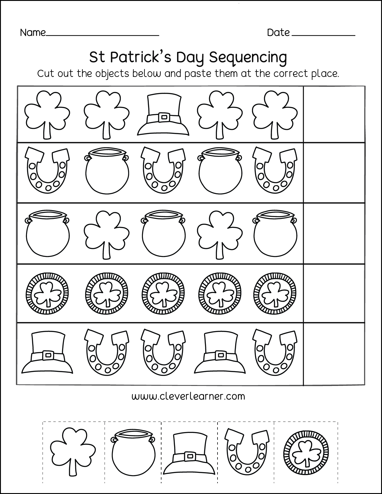 A Variety Of Activity Sheets On St Patricks Day For Preschools A Variety Of Activity Sheets On St Patricks Day For Preschools