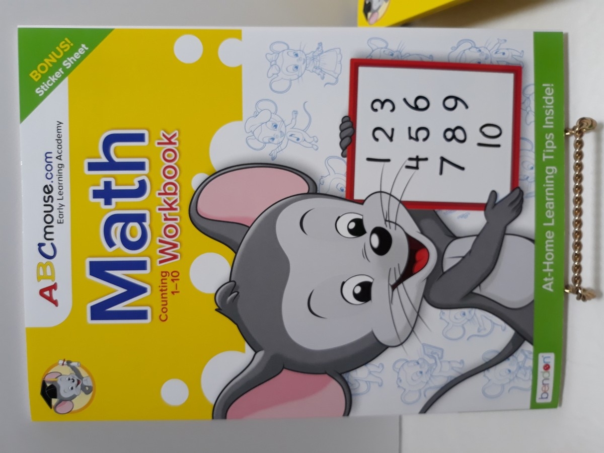 ABC Mouse Workbook Math Counting 1 10 EBay
