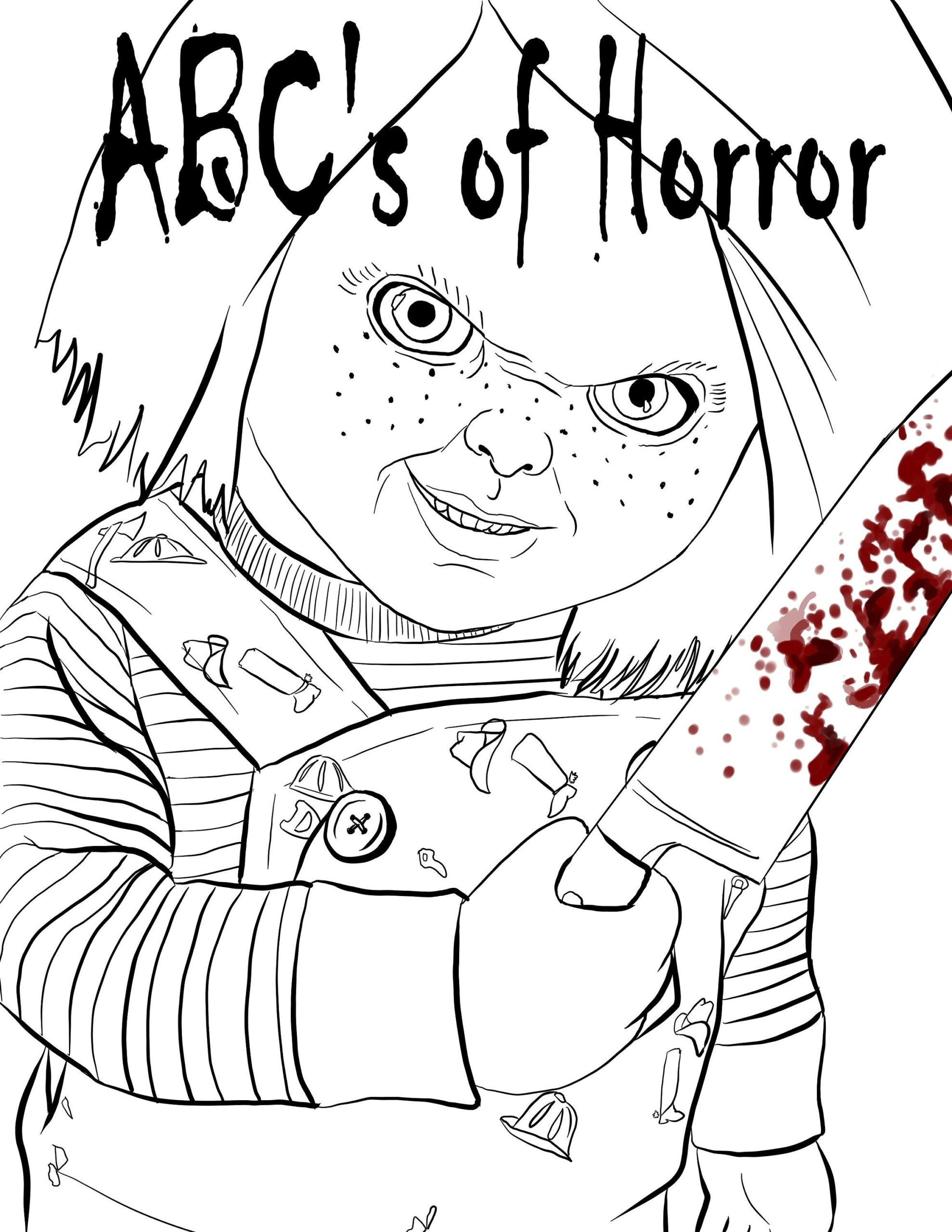horror coloring pages printable horror coloring pages printable