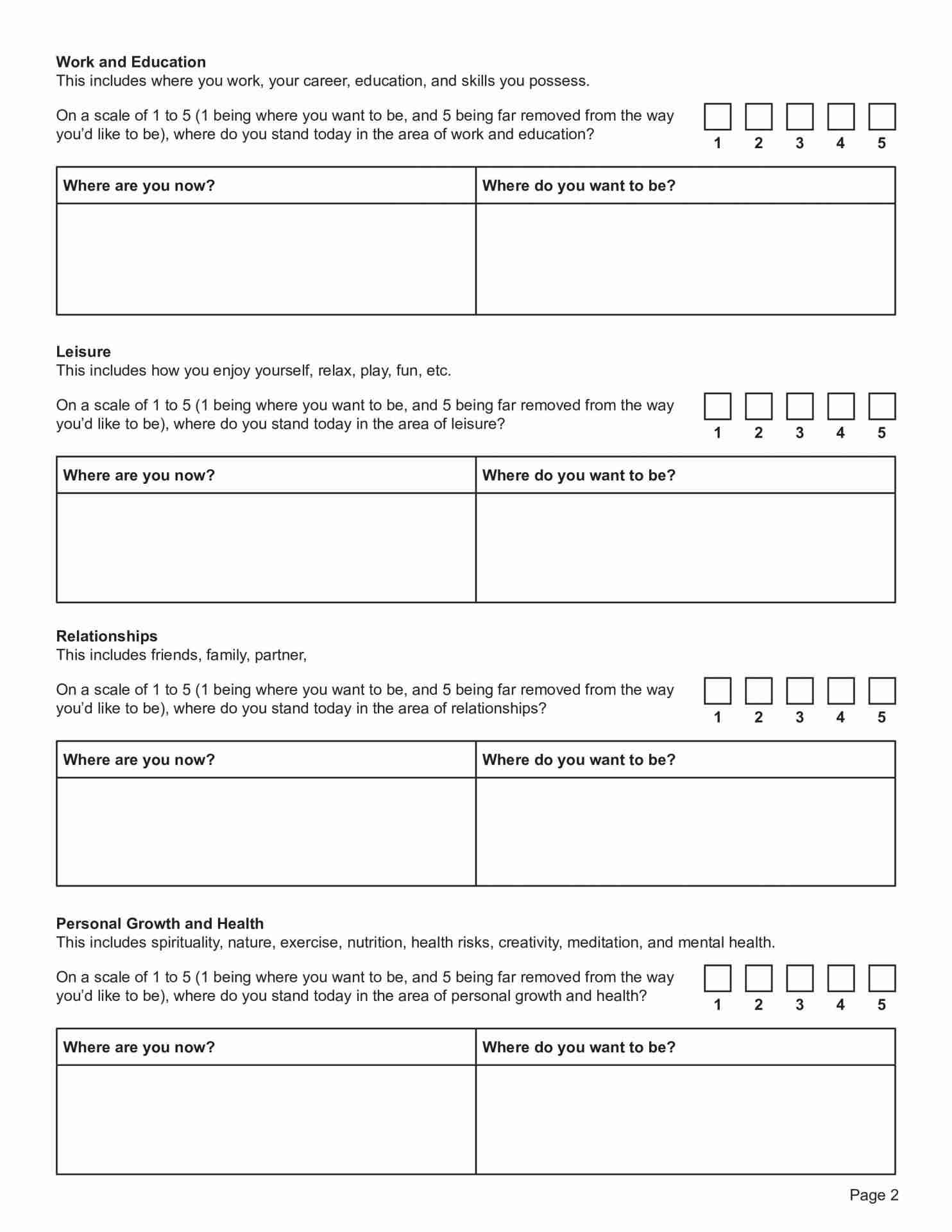 ACT Values Clarification Worksheet PDF TherapyByPro