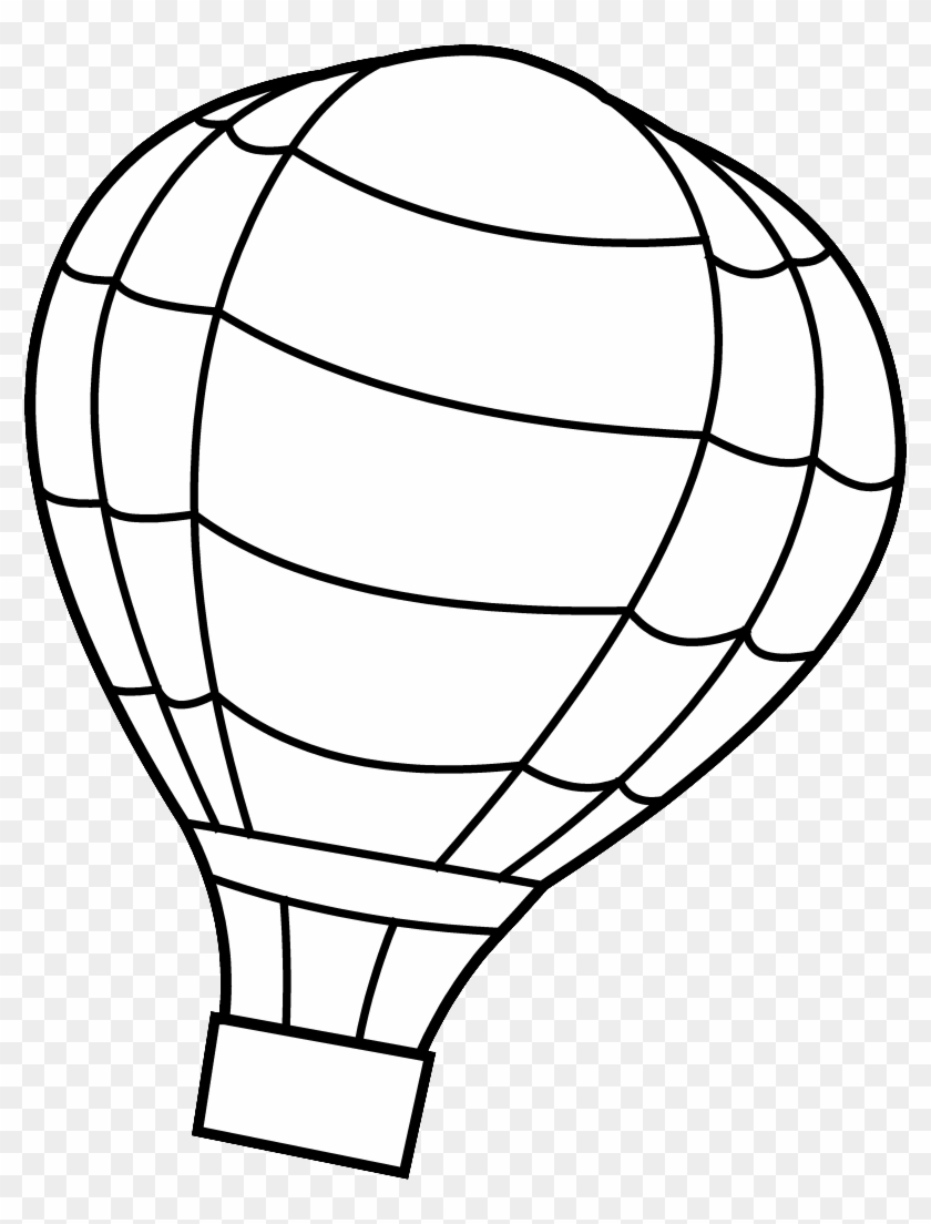 Add Favorite Hot Air Balloon Coloring Page Free Transparent PNG Clipart Images Download