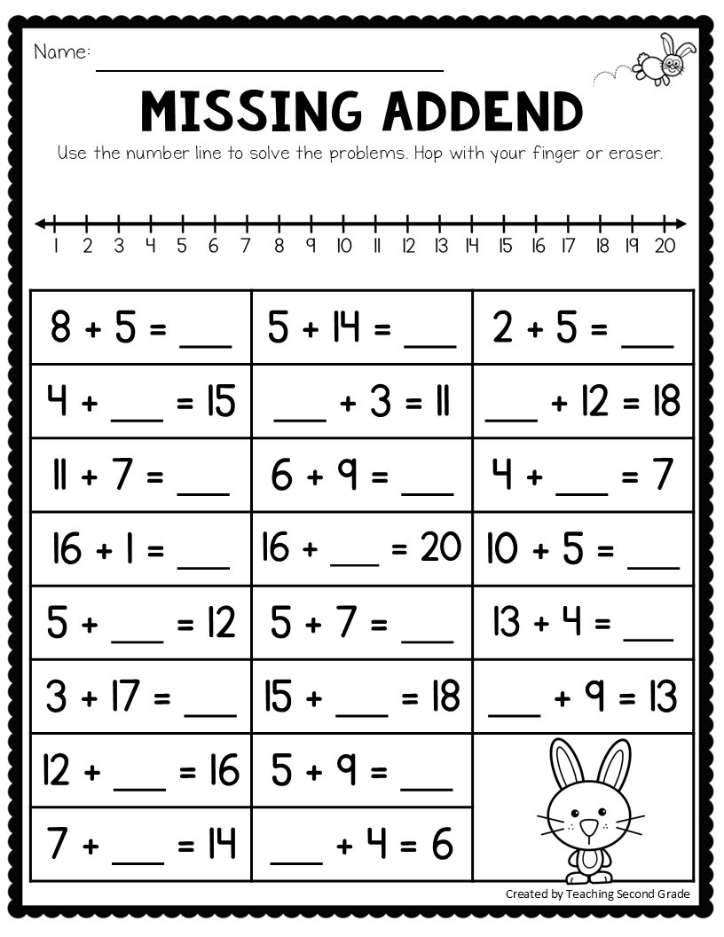 2nd grade worksheets