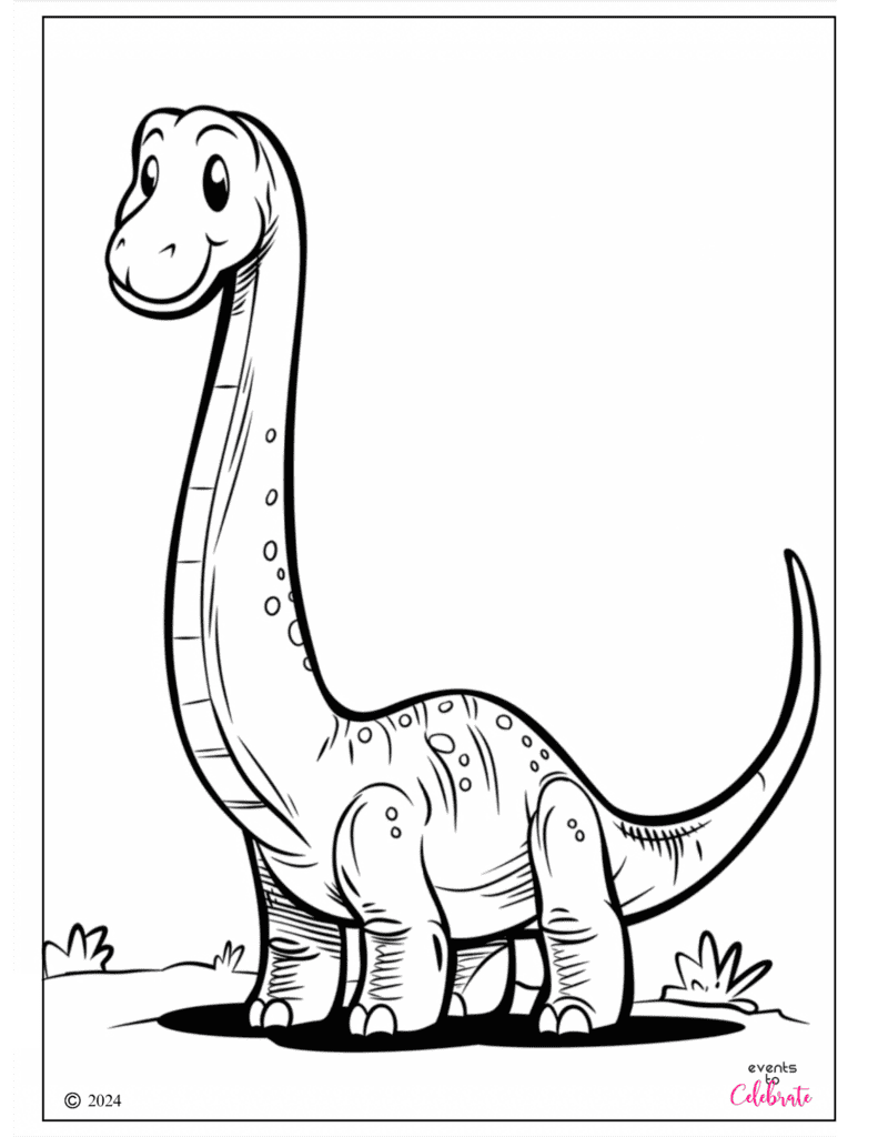 Adorable Dinosaur Coloring Pages For Kids Free Printables Party Ideas For Real People