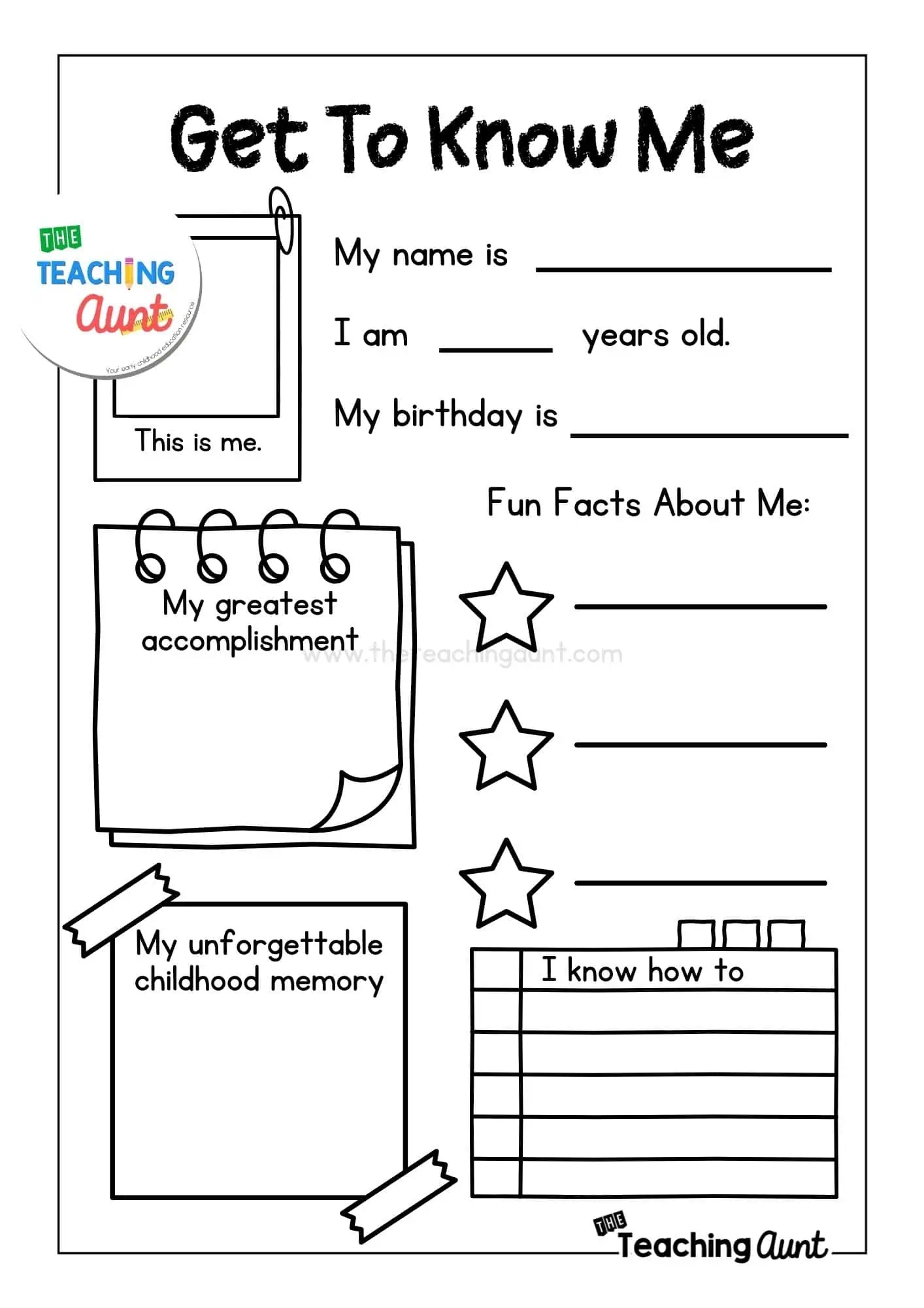 all about me worksheet all about me worksheet