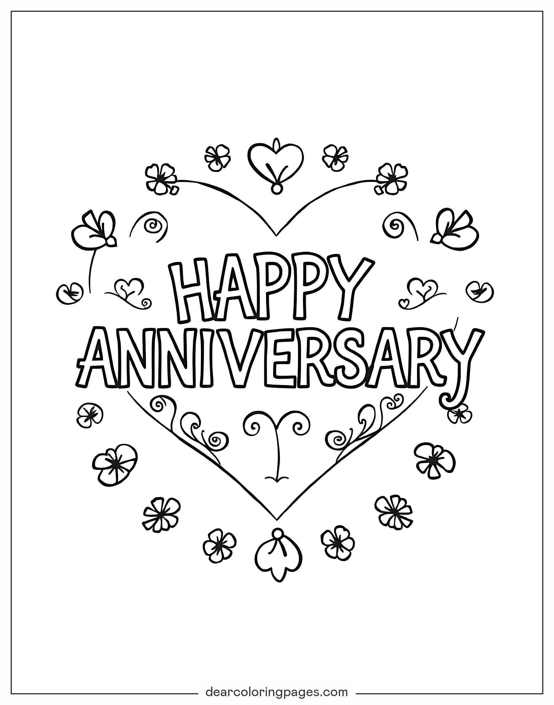 Anniversary Coloring Pages 15 Free Printable Coloring Pages