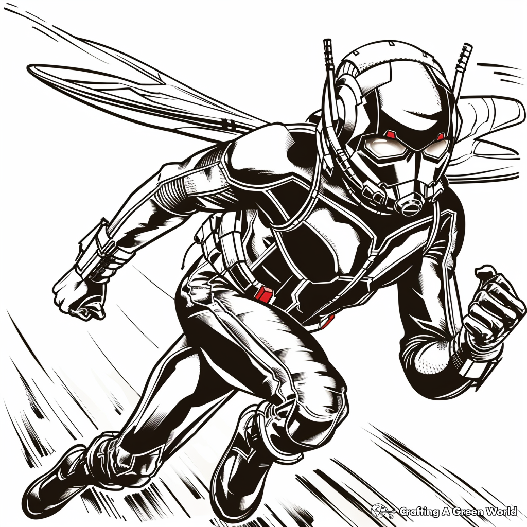 Ant Man Coloring Pages Free Printable 