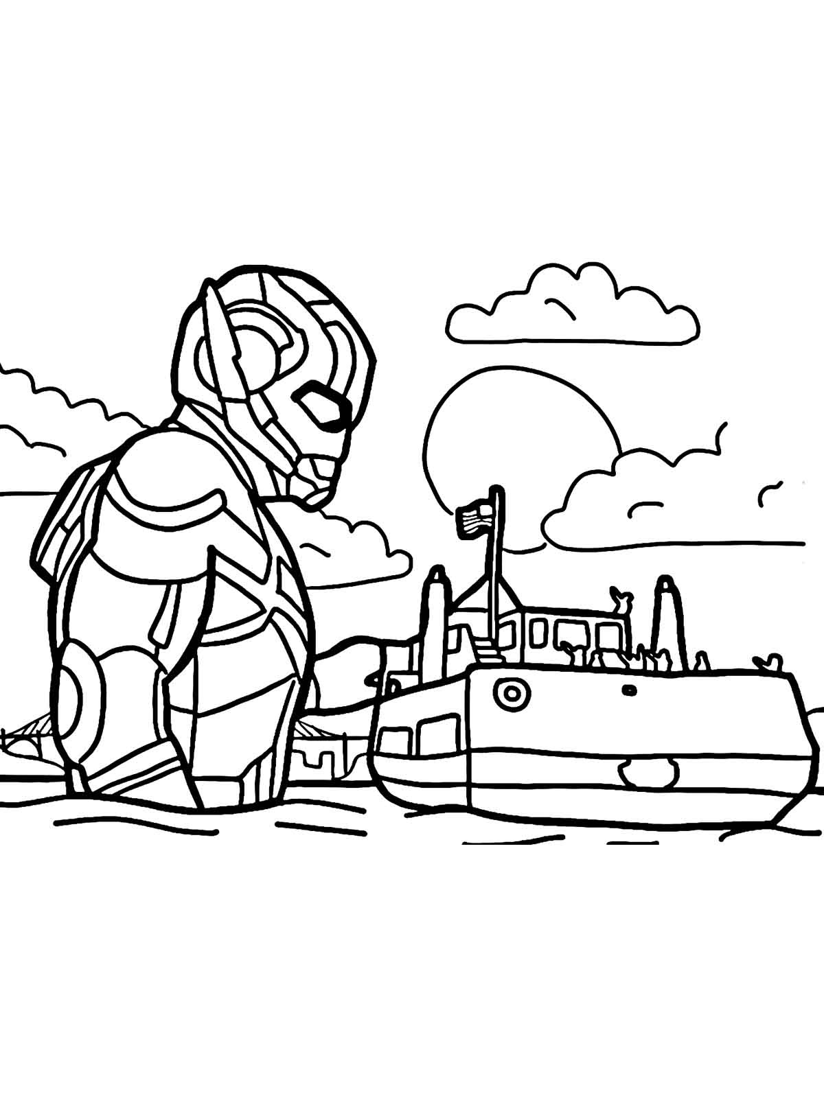 ant man printable coloring pages