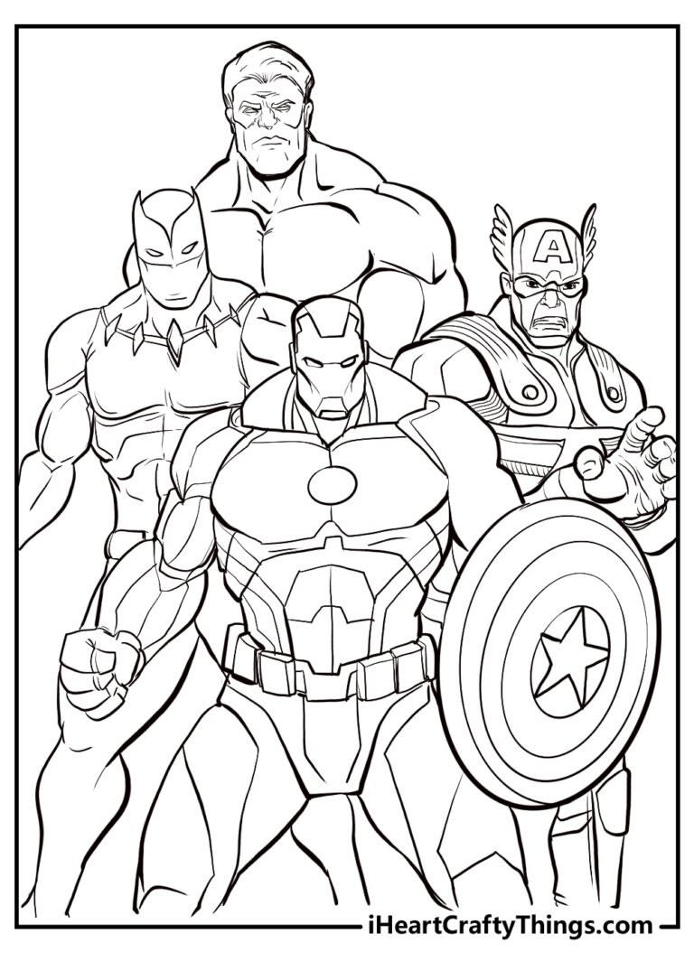 Avengers Coloring Pages 100 Free Printables 