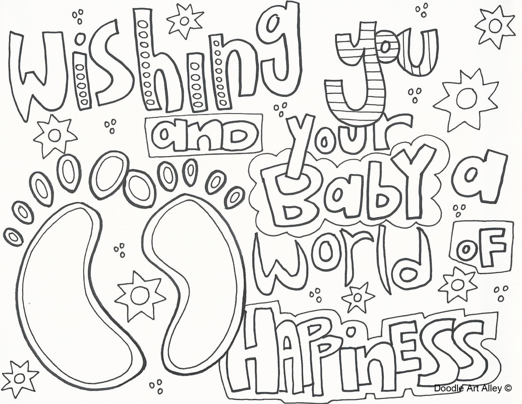 Baby Coloring Pages DOODLE ART ALLEY Baby Coloring Pages DOODLE ART ALLEY