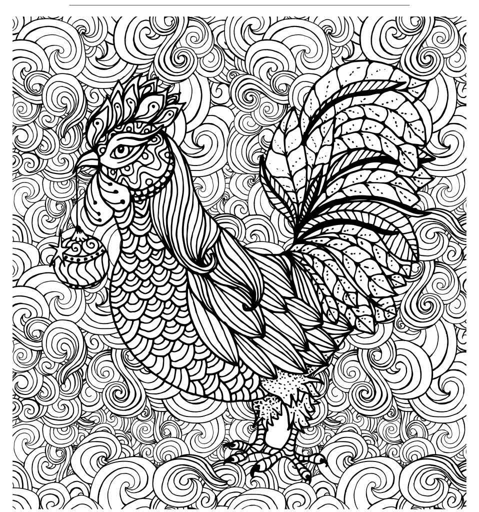 free printable chicken coloring pages