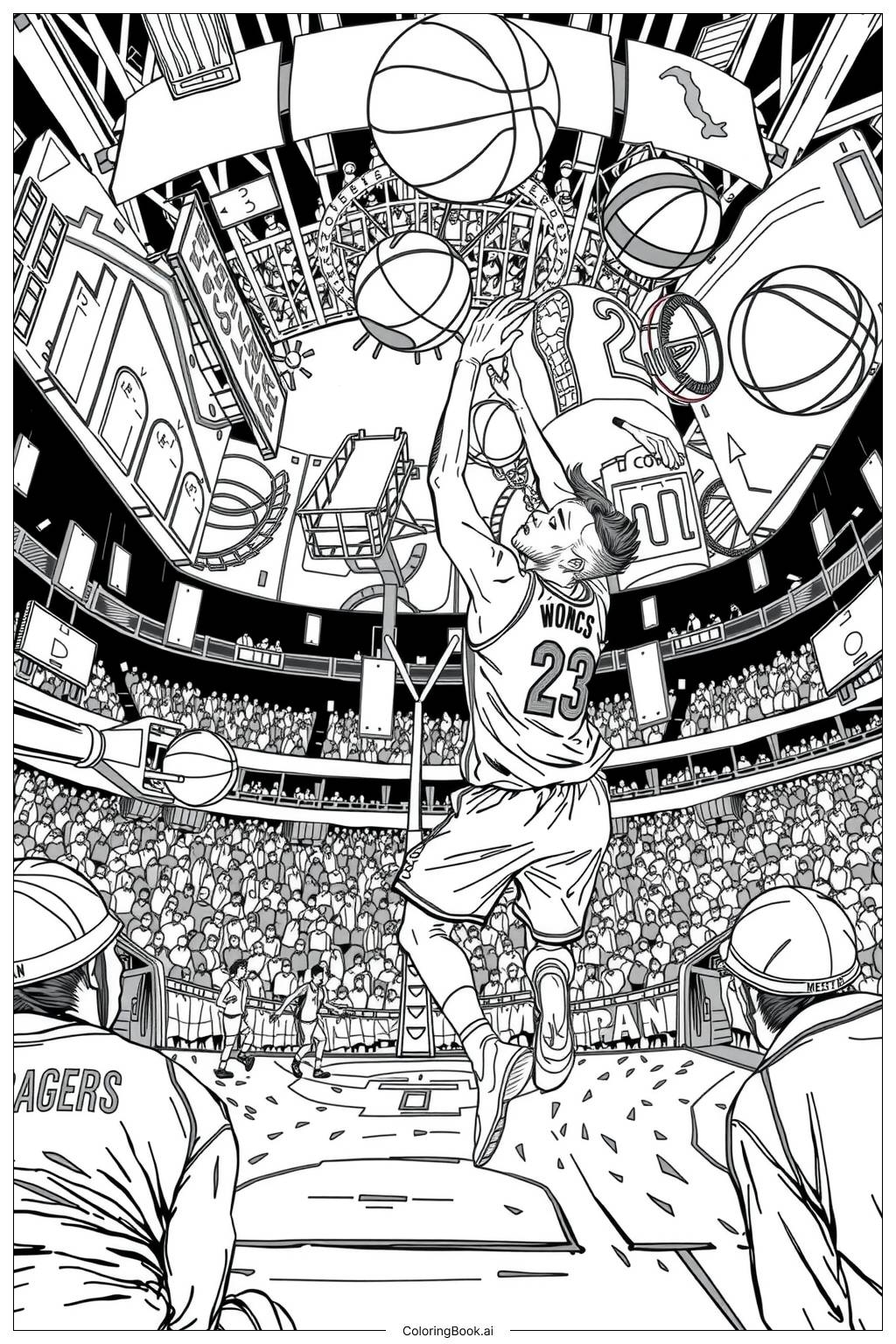 nba printable coloring pages