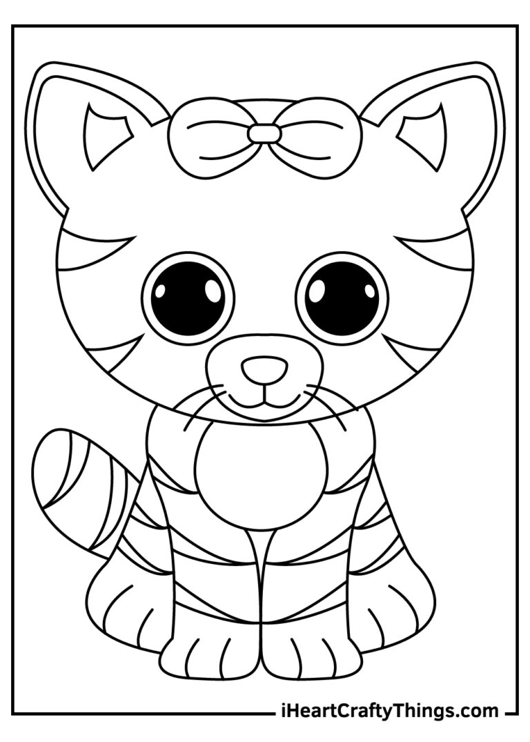 Beanie Boos Coloring Pages 100 Free Printables 