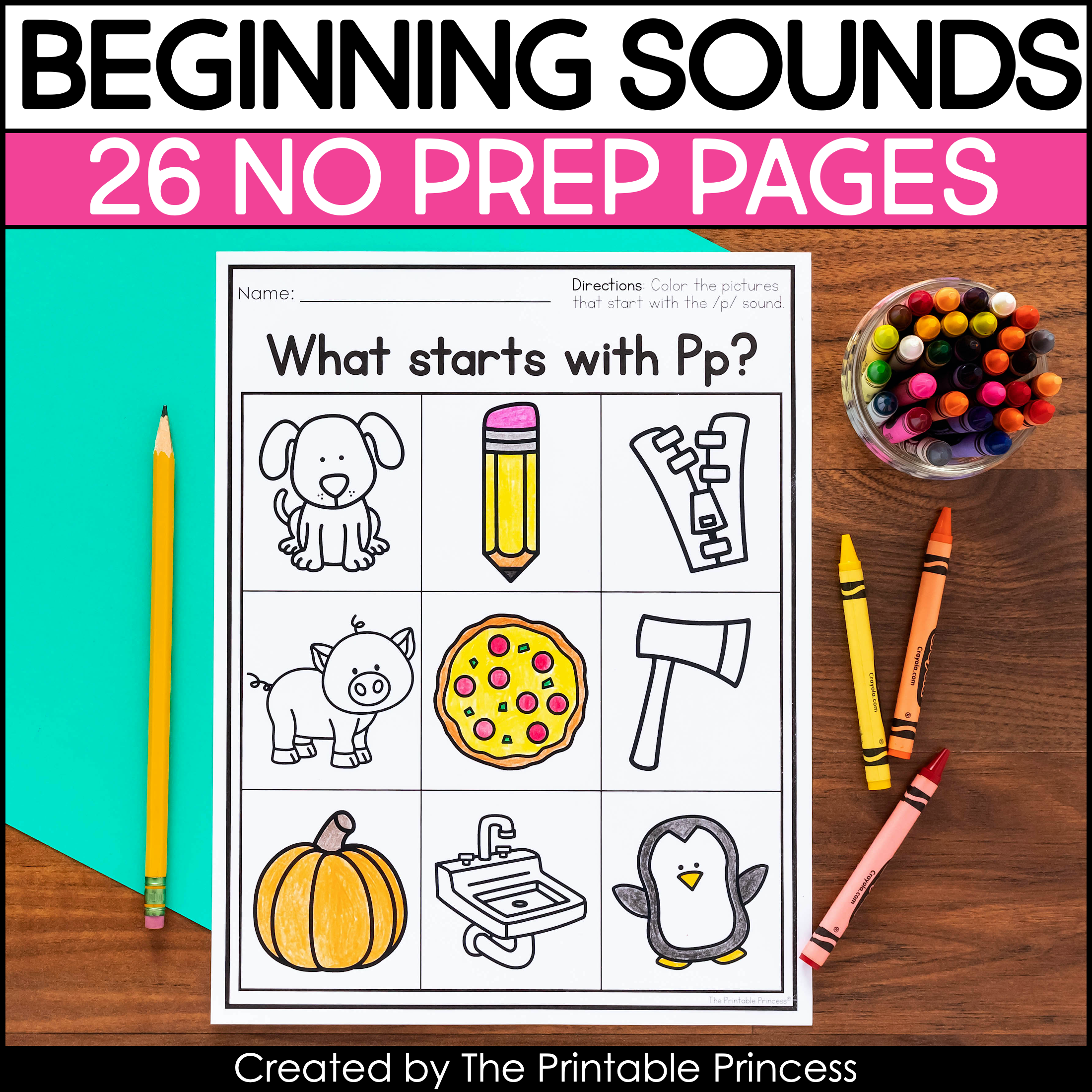beginning sounds worksheets