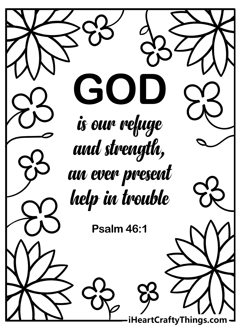 free printable bible verses & coloring pages