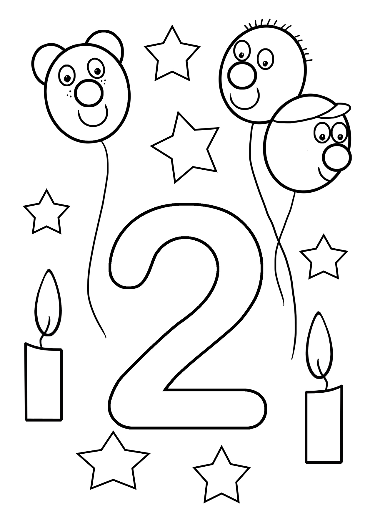 Birthday Coloring Pages