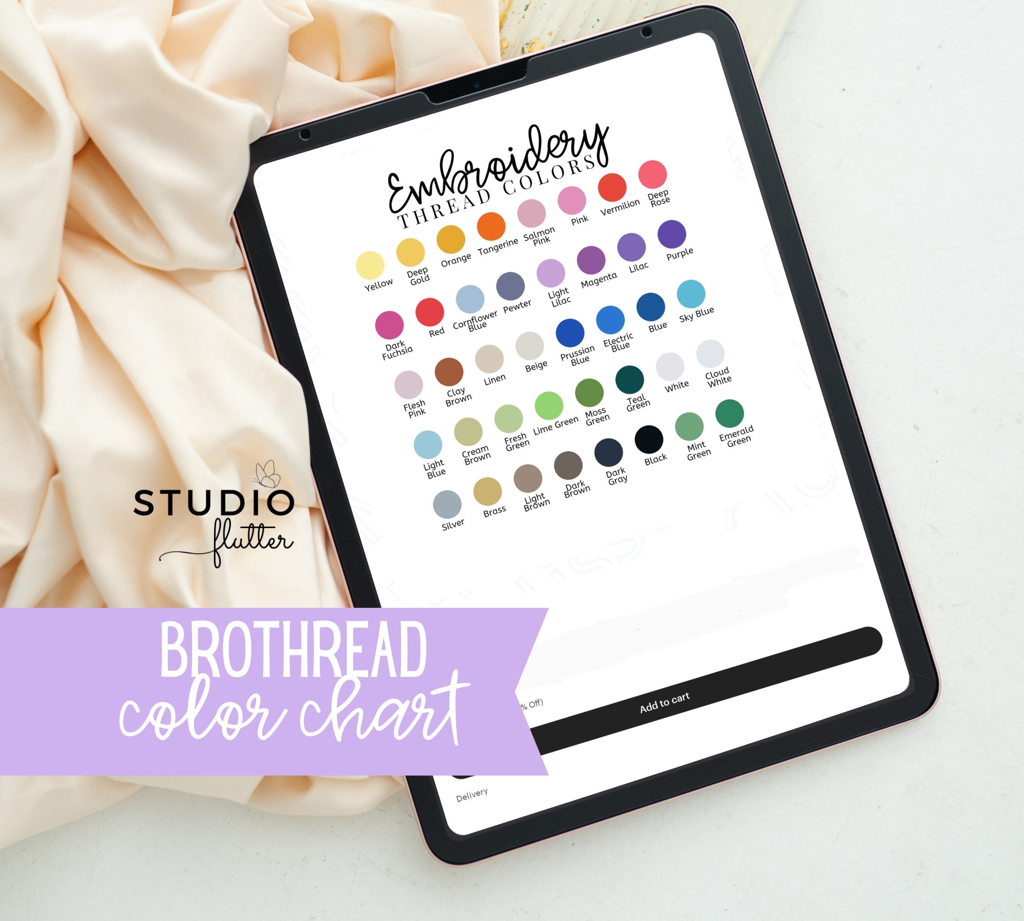 Chart Color Embroidery Thread Color Chart Brother Brothread 40 Embroidery Business Thread Color Chart Etsy