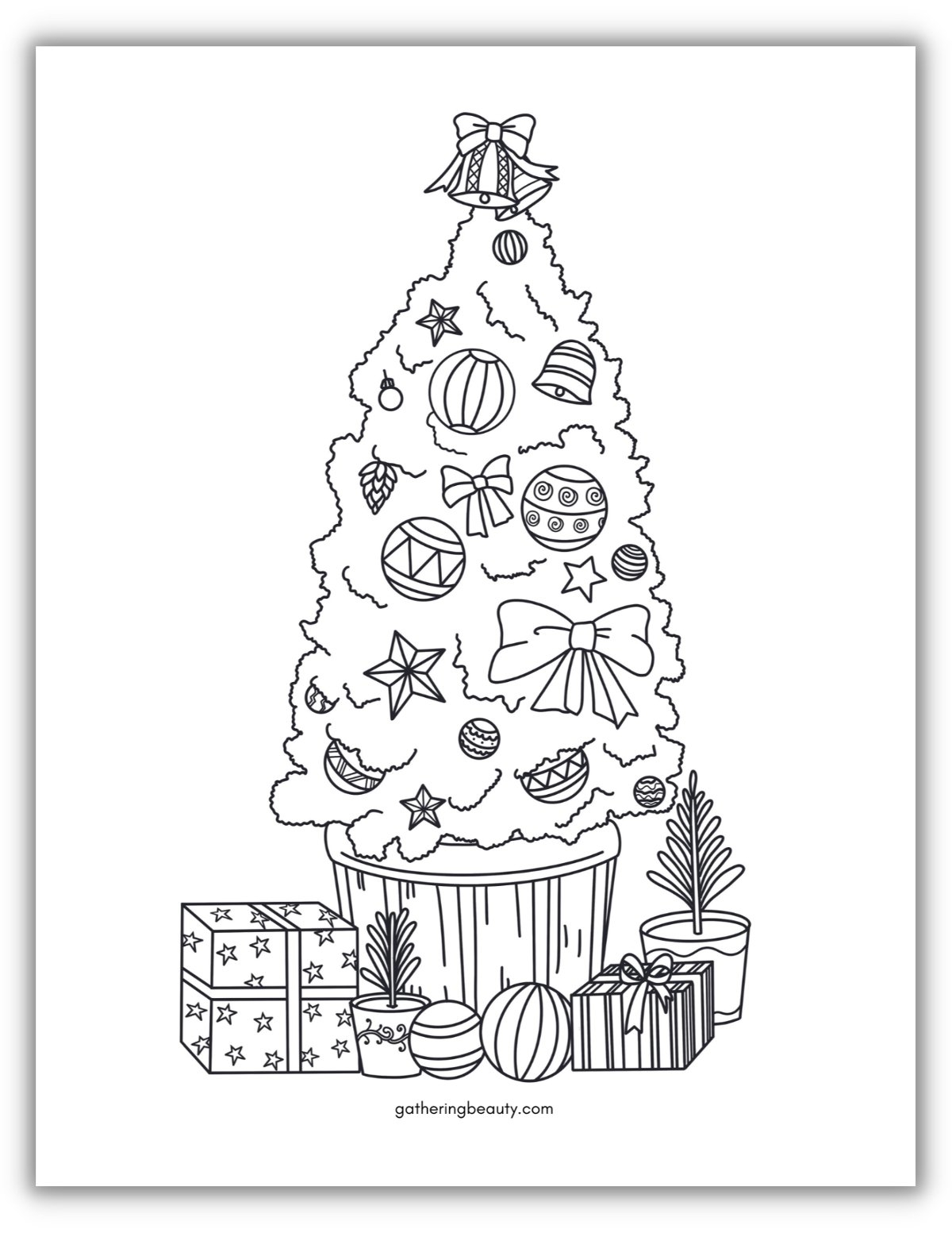 Christmas Coloring Activities For Kids Free Printable Gathering Beauty