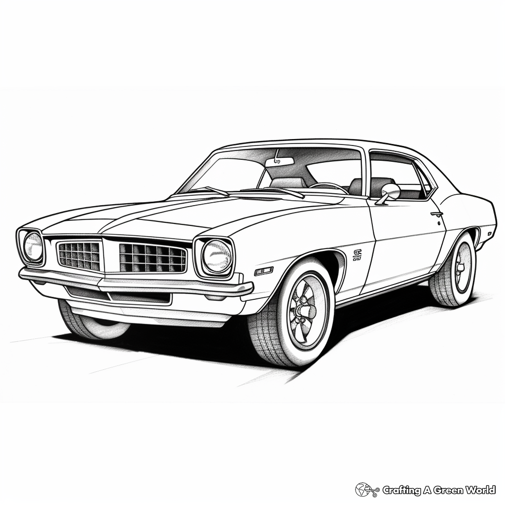 Classic Car Coloring Pages Free Printable 