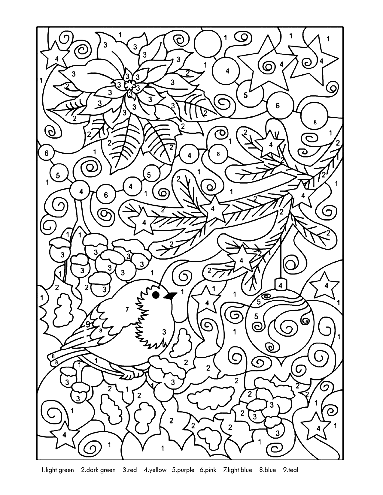 Color By Number Printables For Adults Printable Coloring Pages FREE Color By Number Printables For Adults Printable Coloring Pages FREE