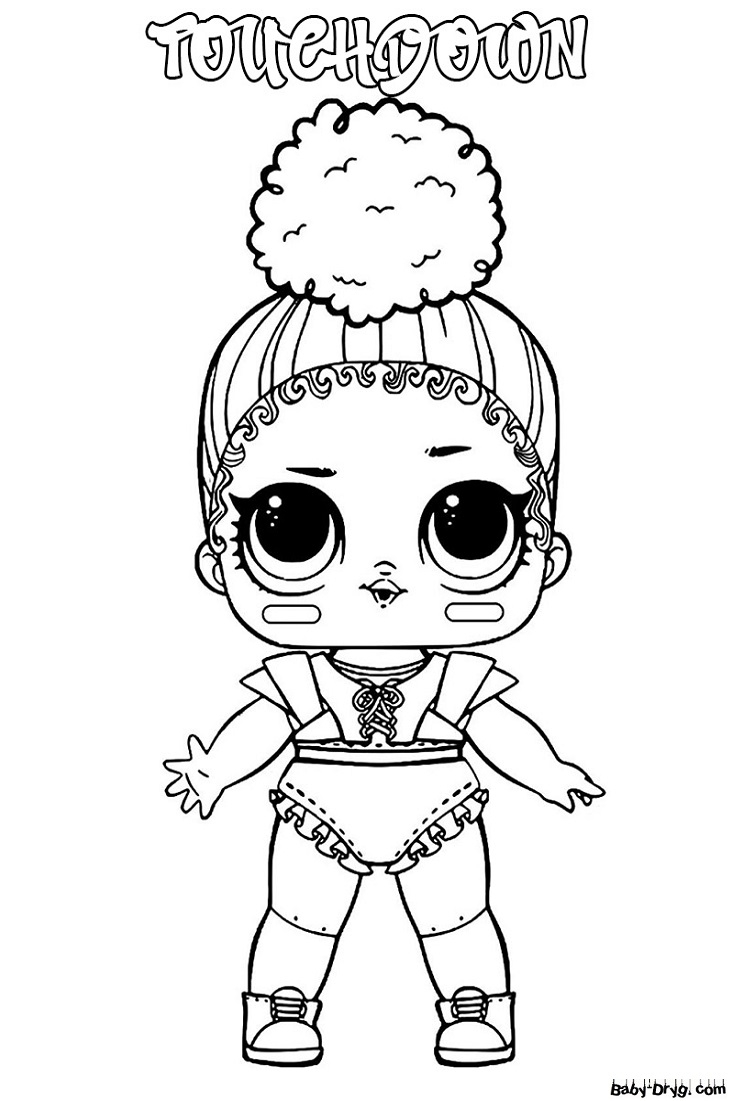 Coloring Page Find The Right Color For Each Number And Color The Lol Doll Coloring LOL Dolls