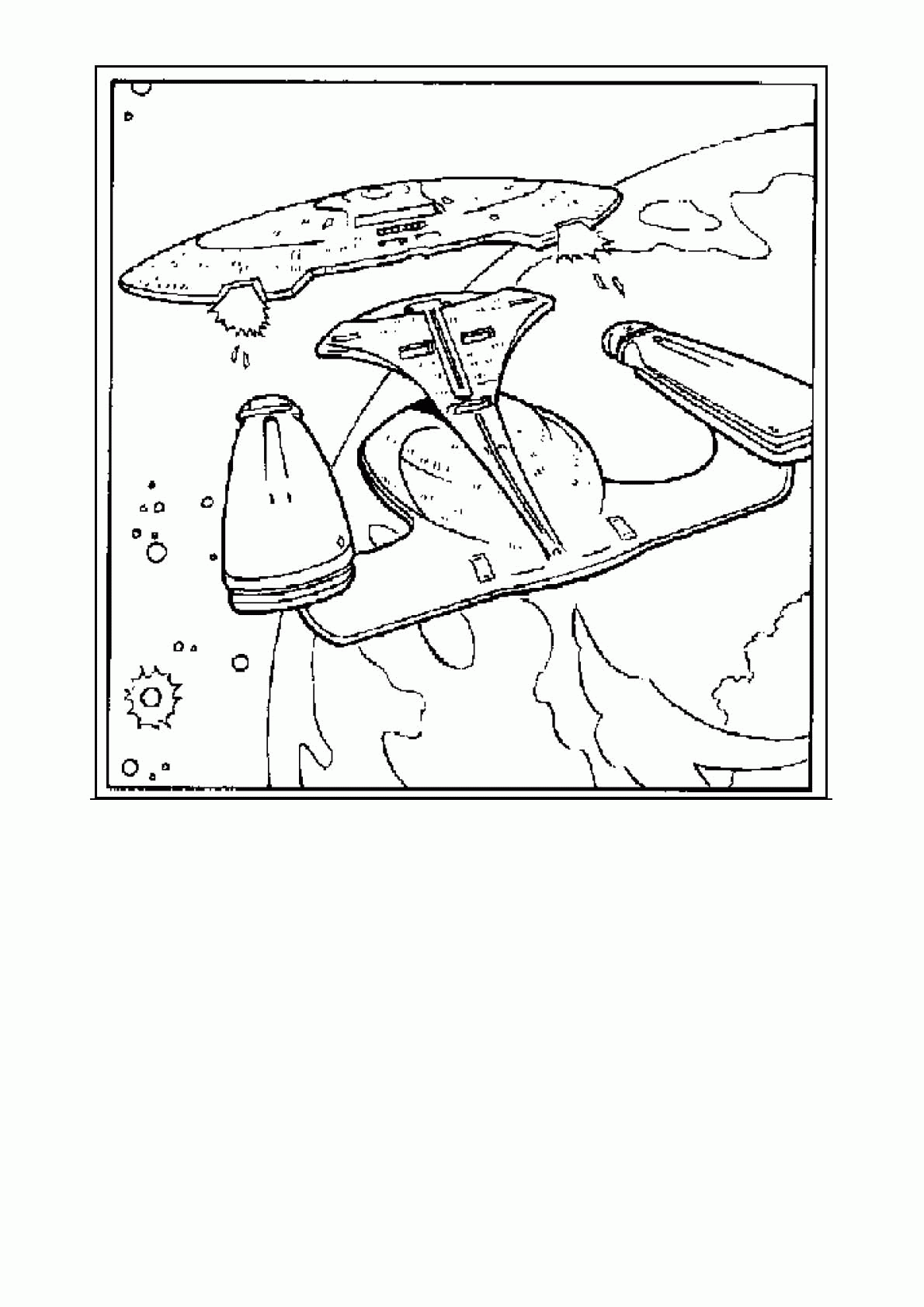 Coloring Page Star Trek Coloring Pages 3