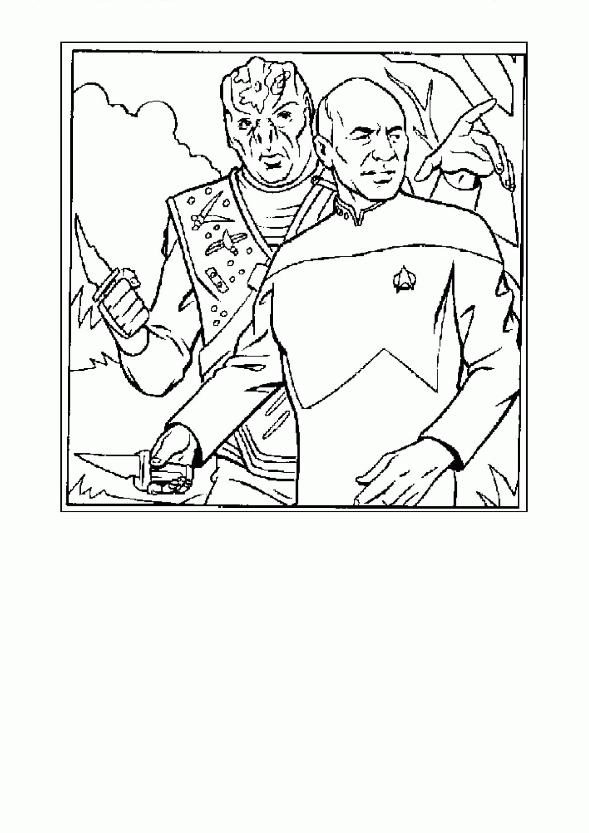 Coloring Page Star Trek Coloring Pages 9