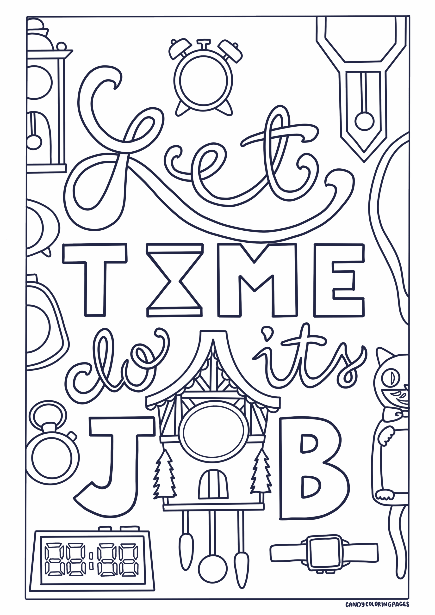 printable illuminated letters for kid coloring