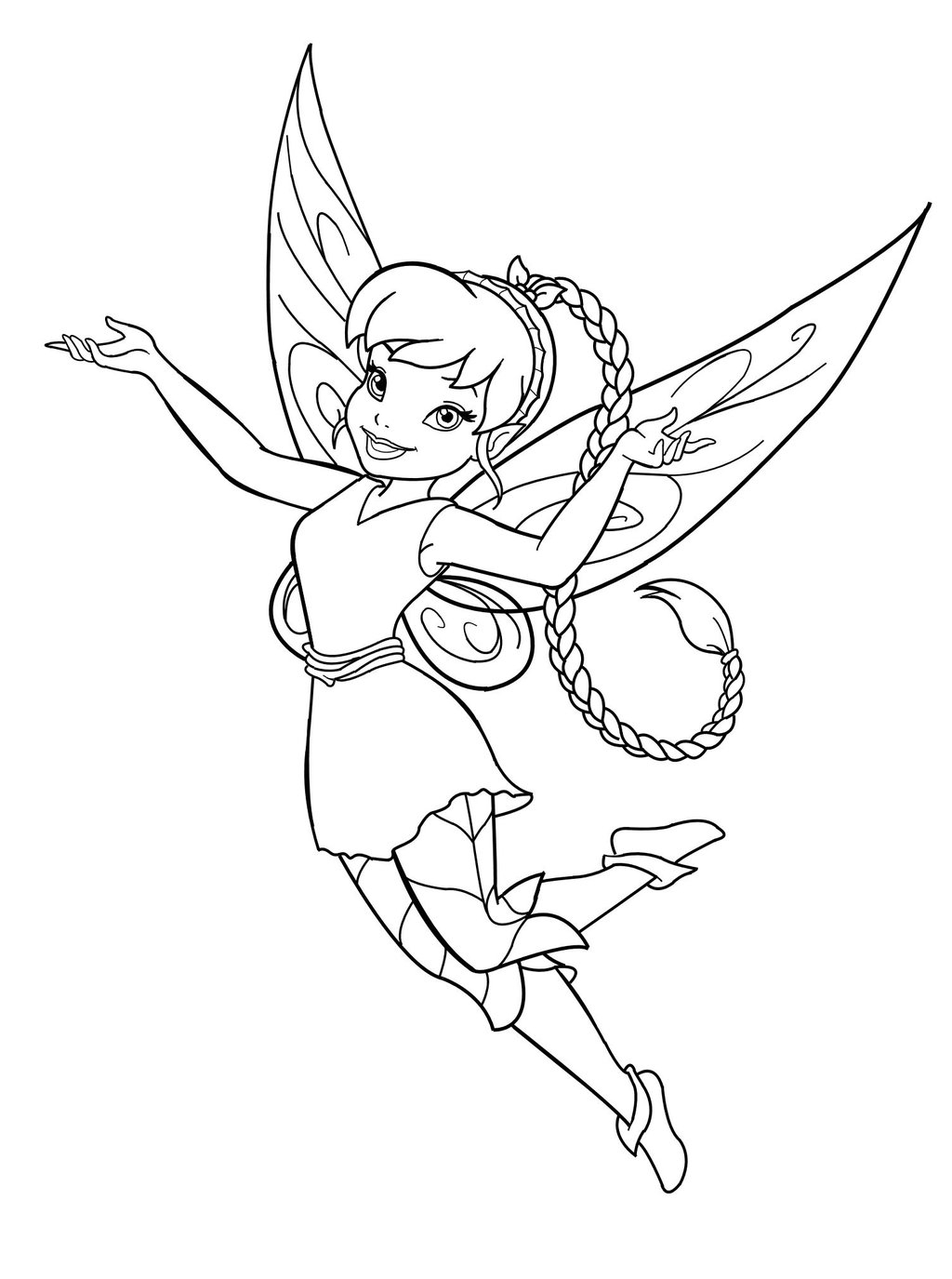 Coloring Pages Coloring Page Fairy