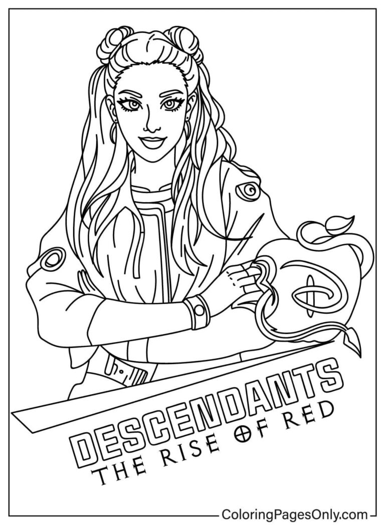 Coloring Pages Discover 20 Ideas From Disney Descendants Disney Zombies Coloring Pages 