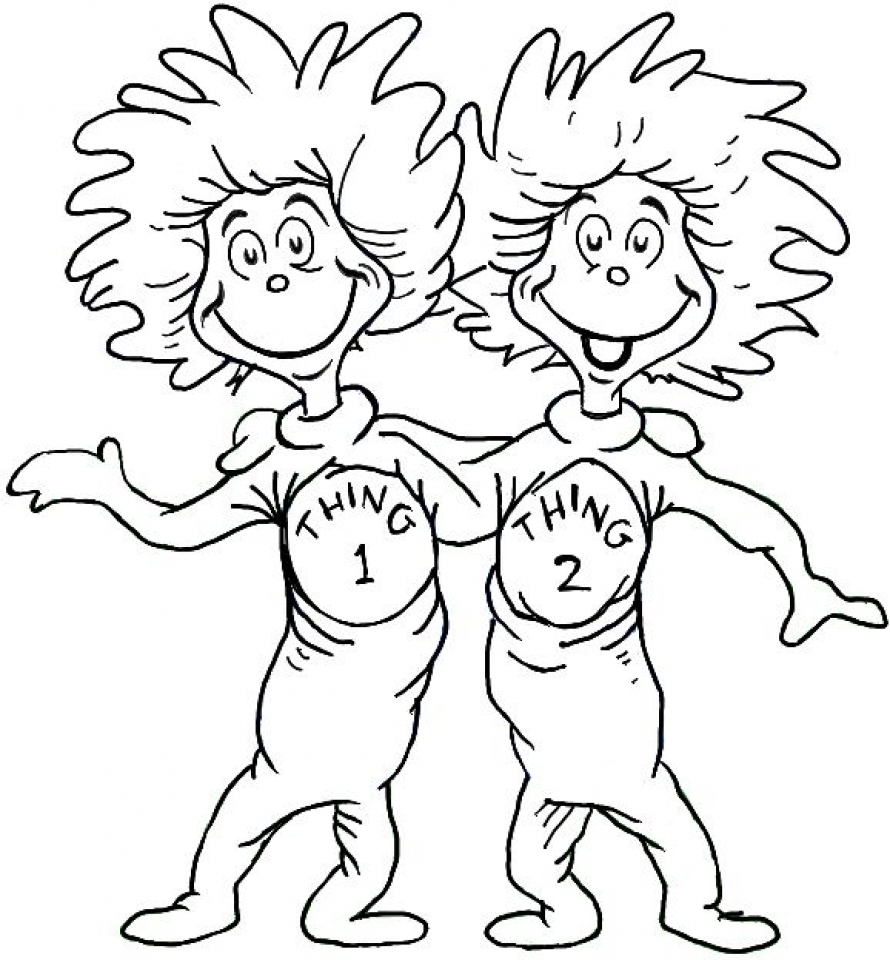 Coloring Pages Free Printable Dr Seuss Coloring Pages