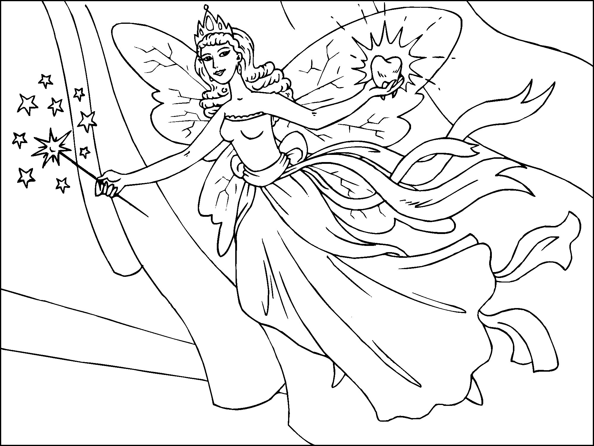 Coloring Pages Free Printable Fairy Coloring Pages For Kids Colouringes To Print Photo Inspirations
