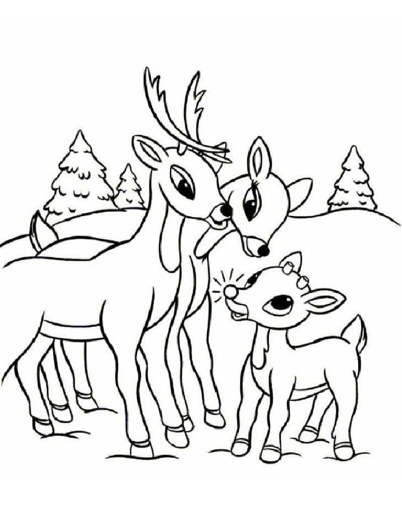 Coloring Pages Free Printable Reindeer Coloring Pages For Kids Rudolph Christmas Sheets Deer Coloring Pages Free Printable Reindeer Coloring Pages For Kids Rudolph Christmas Sheets Deer