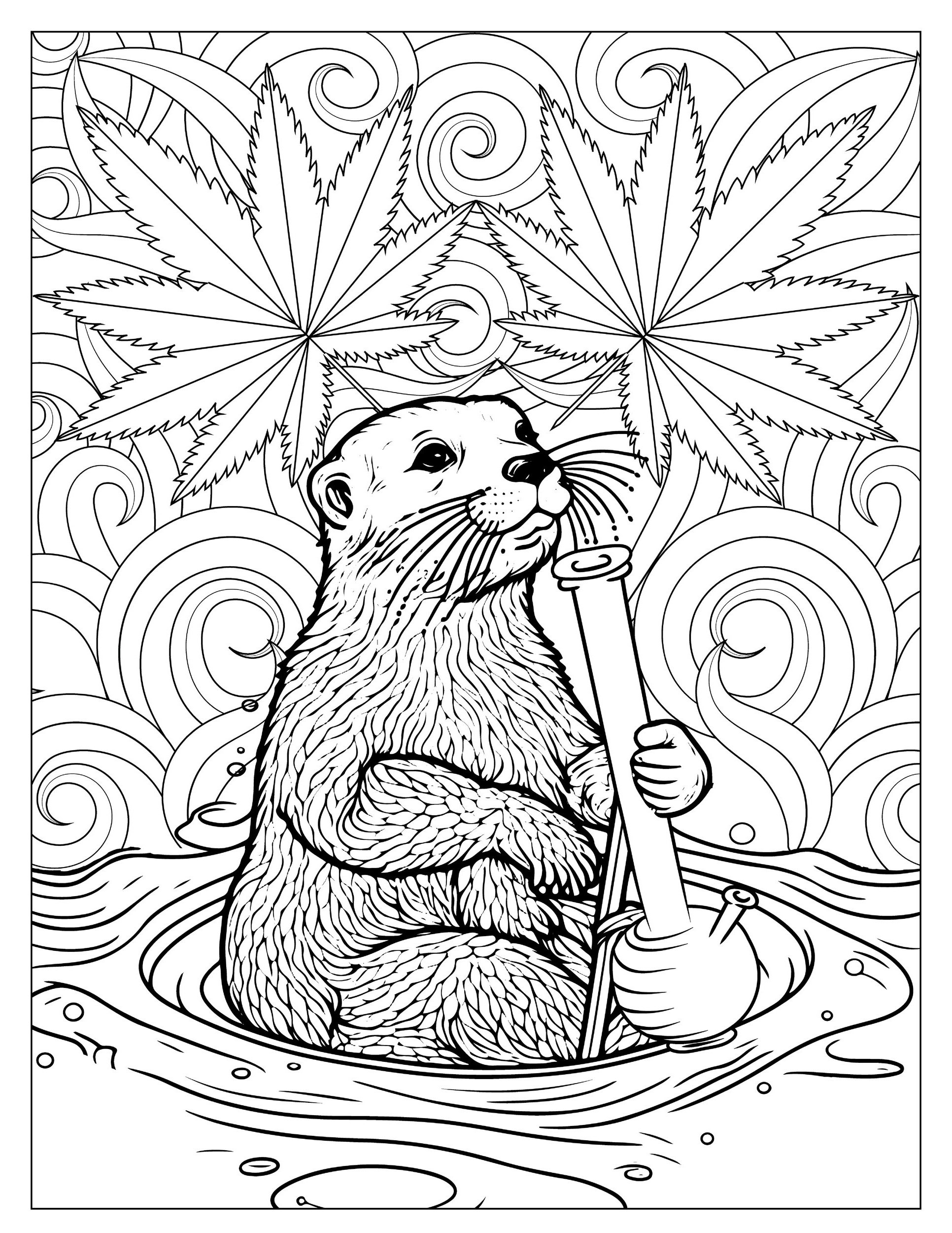 stoner printable coloring pages for adults