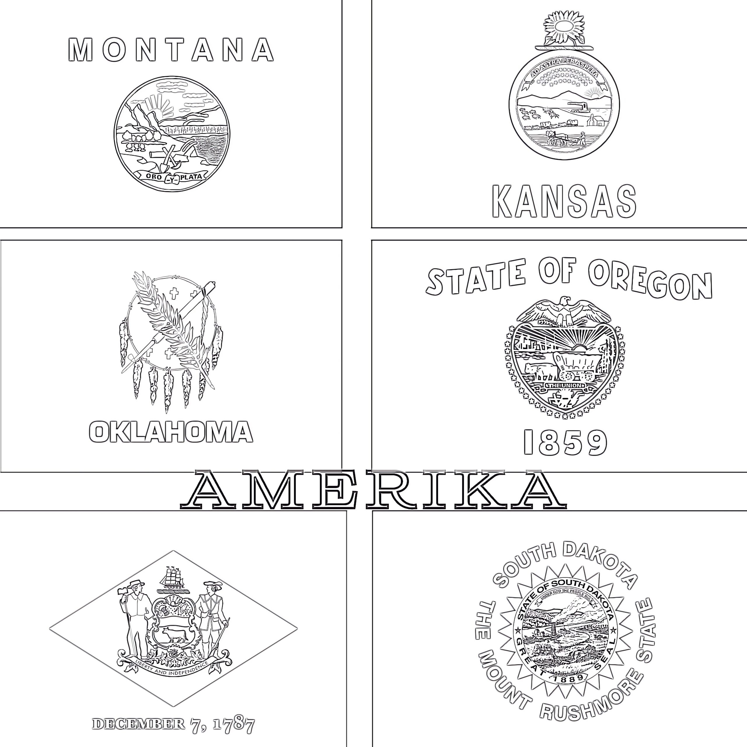 Coloring Pages Of State Flags Coloring Pages Mimi Panda