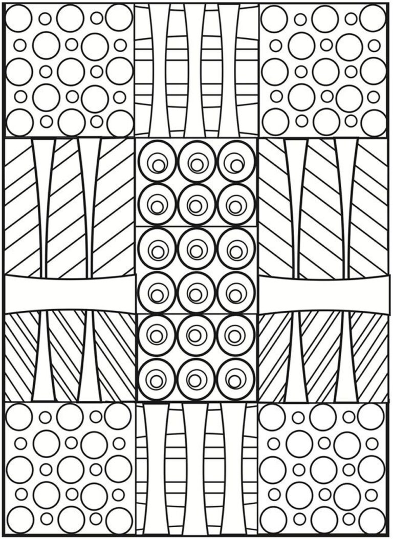 Coloring Pages Printable Geometric Coloring Pages For Adults
