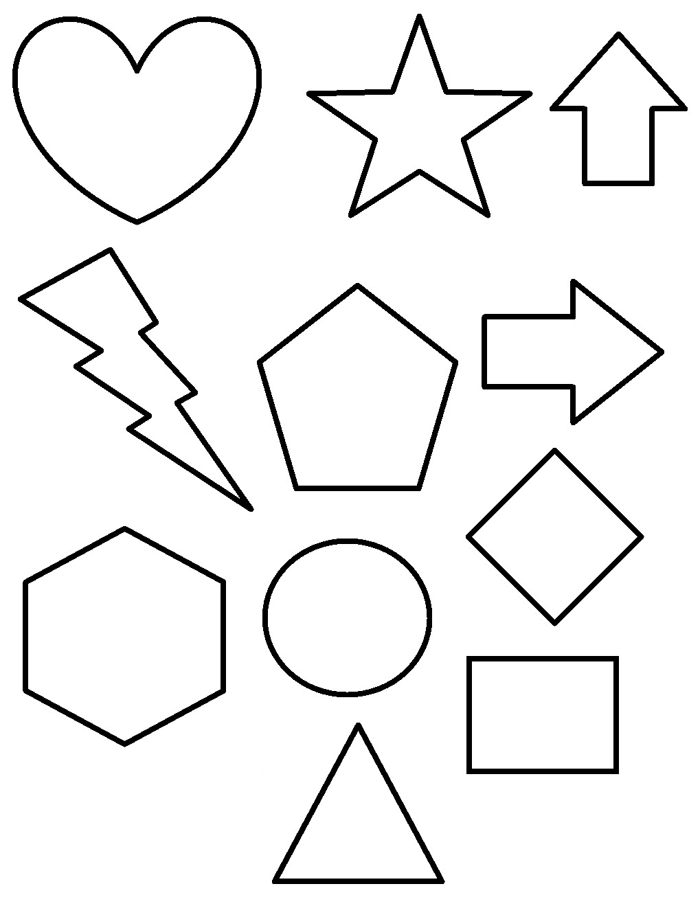 Coloring Pages Shapes Coloring Page Coloring Pages Shapes Coloring Page