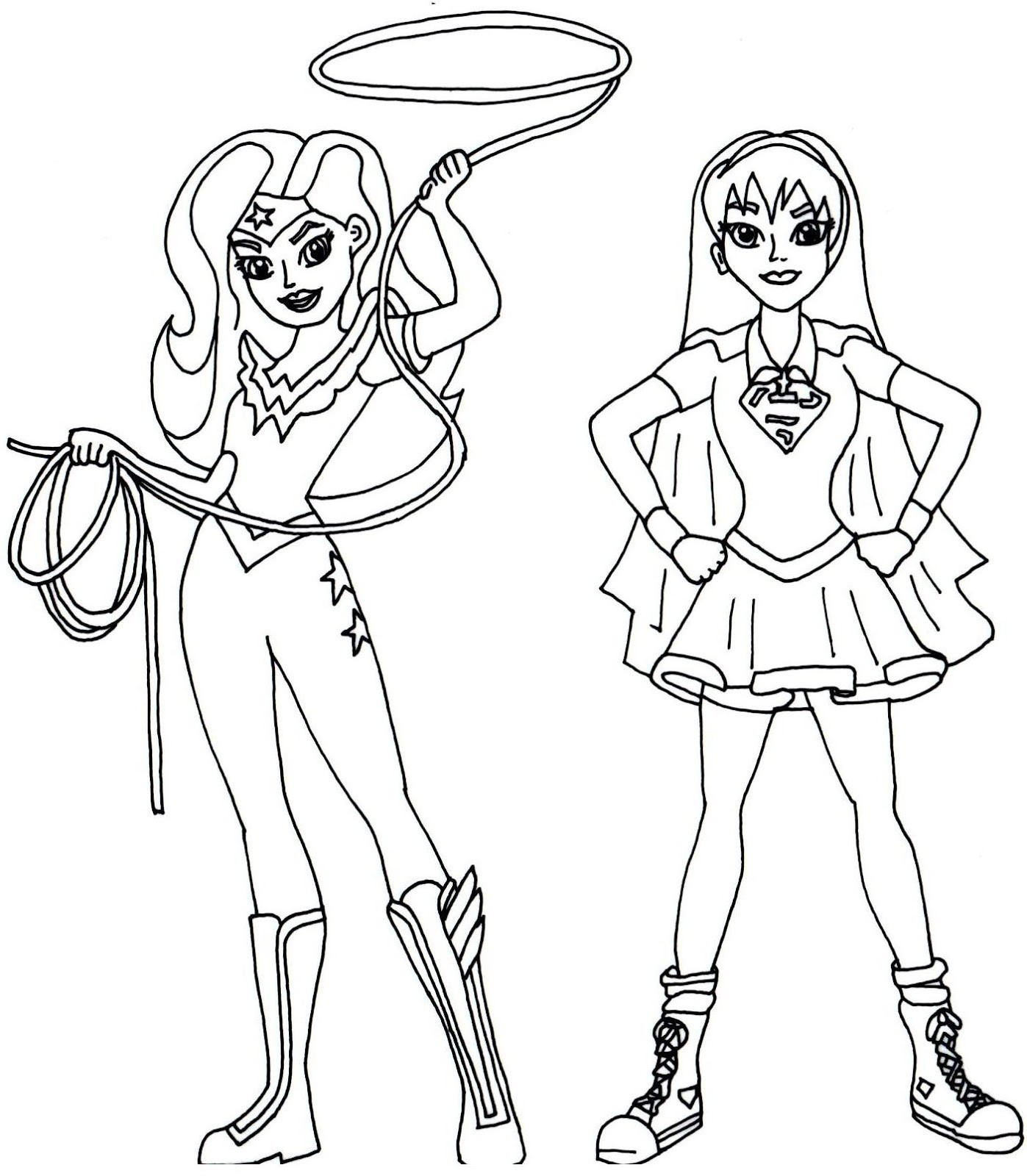 Coloring Pages Superhero Girls Coloring Pages Best For Kids Fantastic Photo Inspirations Free Printable