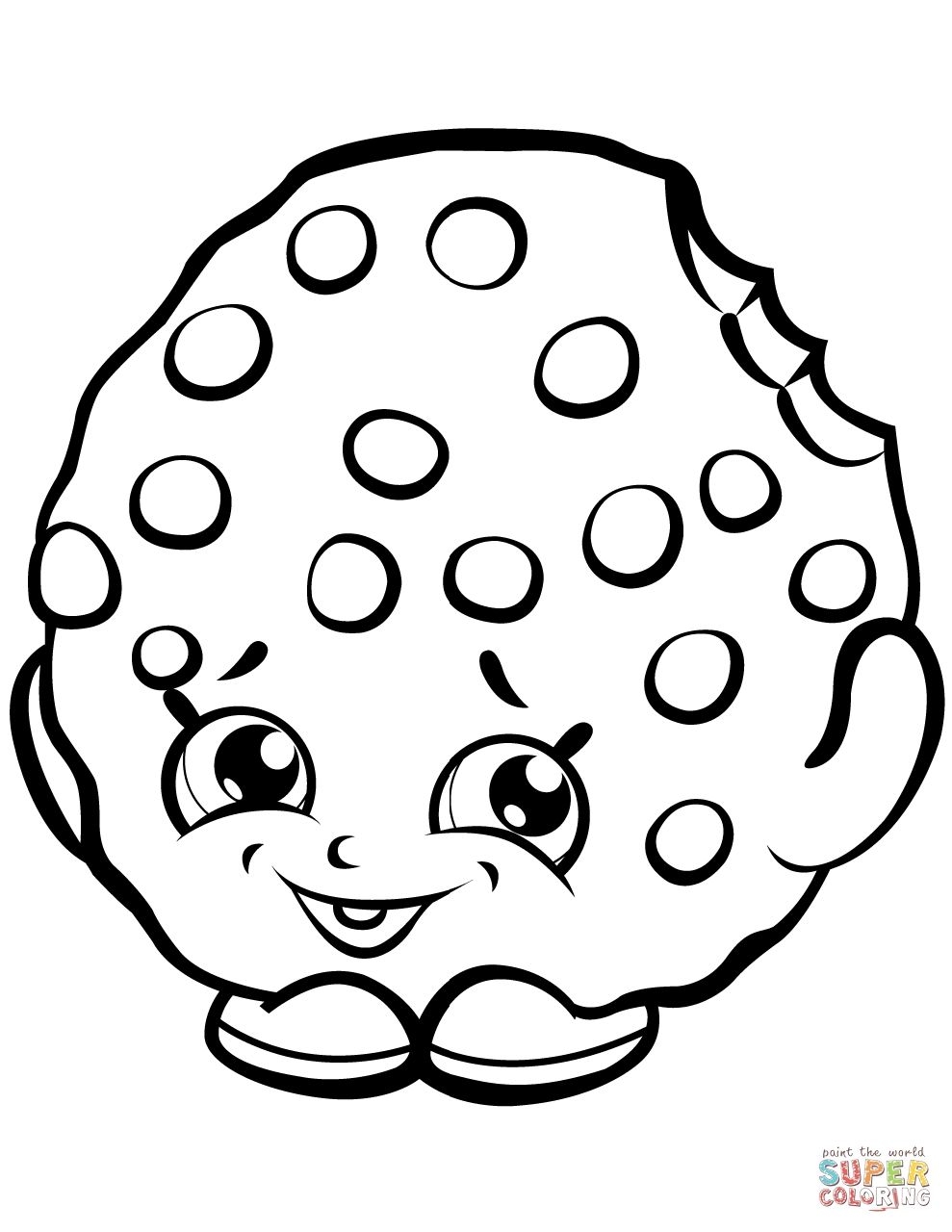 Cookie Swirl C Coloring Page