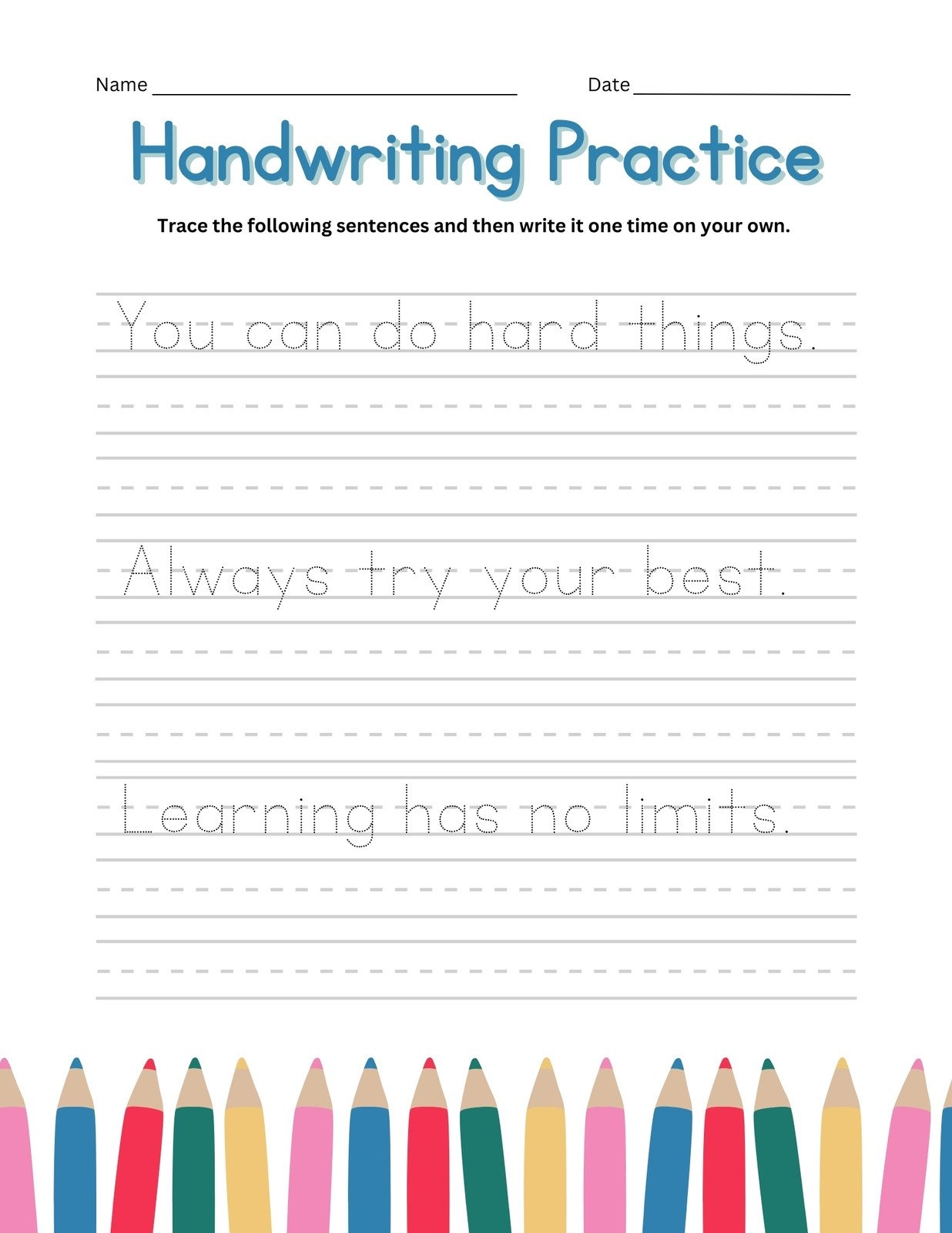 Customize 130 Handwriting Practice Worksheets Templates Online Canva Customize 130 Handwriting Practice Worksheets Templates Online Canva